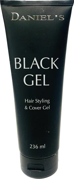 בלאק ג'ל - ג'ל צובע בשחור ומעצב שיער