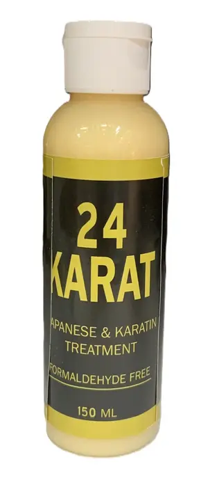 החלקה אורגנית 24 קראט! לשיער מושלם, מלא ברק, גמישות. כ-200 מ"ל