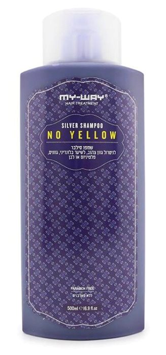 שמפו סילבר לשיער בלונד/מובהר, 500 מ"ל - מיי ווי