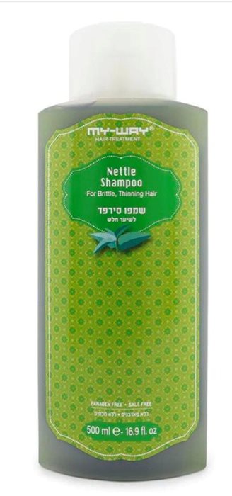 שמפו סרפד לשיער חלש ודליל הסובל מנשירה, 500 מ"ל - מיי ויי